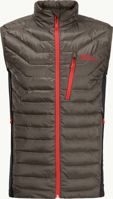 Jack Wolfskin Routeburn Pro Ins Funktionsweste cold coffee (Herren)