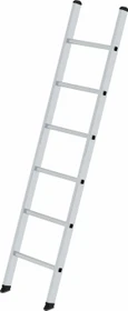 Günzburger Steigtechnik Alu Anlegeleiter ohne Traverse, 6 Stufen