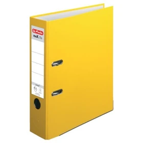 Herlitz maX.file protect Ordner 2-Ring, 80mm, A4, gelb