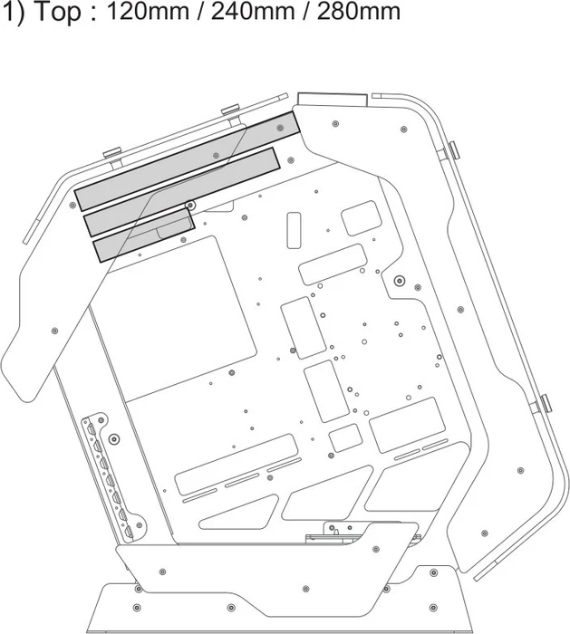 Zalman Z-Machine 500, schwarz, Glasfenster