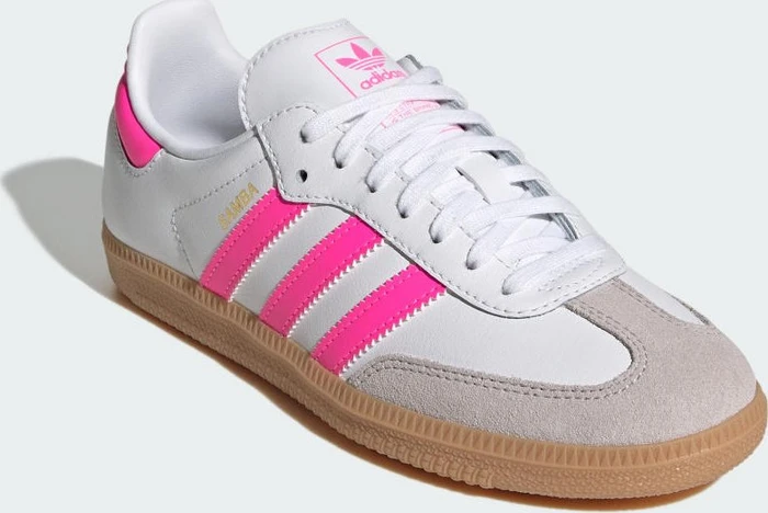 adidas Samba OG cloud white/lucid pink/gum (Junior)