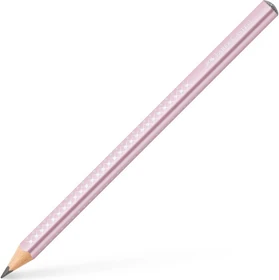 Faber-Castell Jumbo Sparkle Bleistift B graphit, Rose Metallic