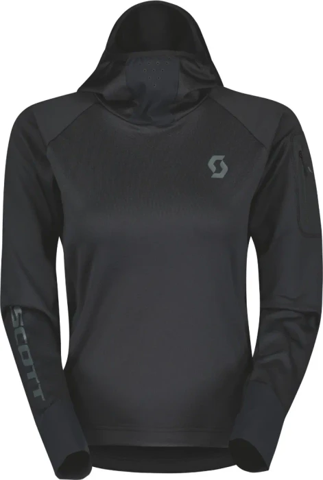 Scott Trail Storm Hoodie Trikot langarm schwarz (Damen)