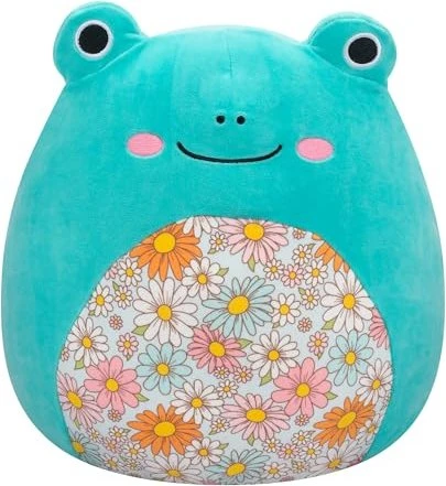 Jazwares Squishmallows Robert der Frosch mit geblümtem Bauch 19cm