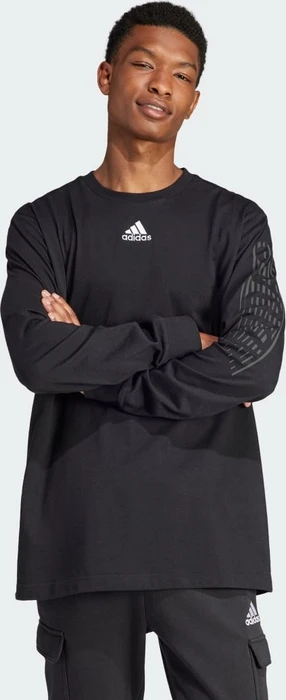 adidas Sportswear Brand Love Shirt langarm schwarz (Herren)