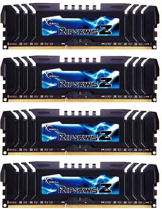 G.Skill RipJawsZ UDIMM 64GB Kit, DDR3-2133, CL9-11-11-31, 2R