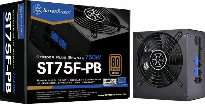 SilverStone Strider Plus Bronze Series 750W, ATX 2.4