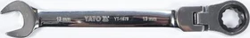 Yato YT-1674 Gelenk-Maul-Ringratschenschlüssel, 13x180mm