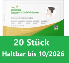 Hotgen Novel Coronavirus 2019-nCoV Antigen Schnelltest, 20 Stück
