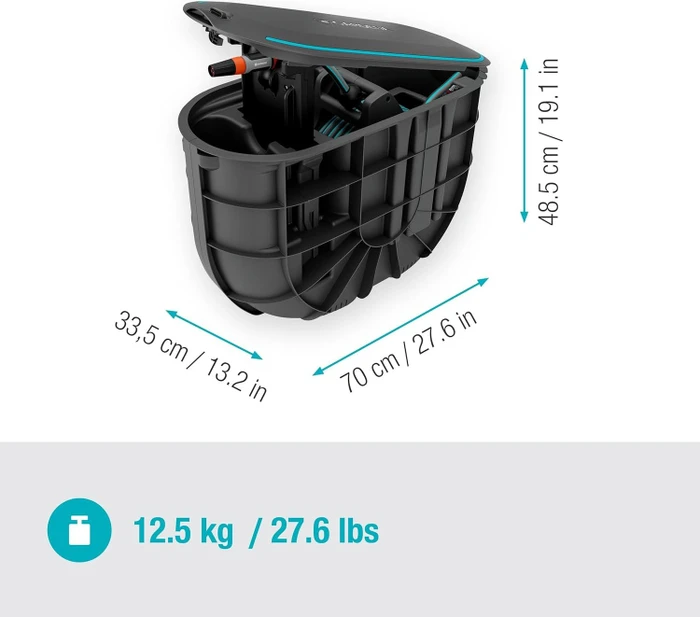 Gardena RollUp M Undercover-Schlauchbox, 20m