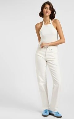 Lee Rider Classic Jeans vintage white (Damen)