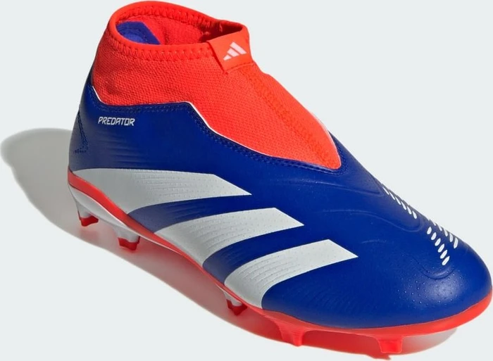 adidas Predator League Laceless FG lucid blue/cloud white/solar red (Junior)