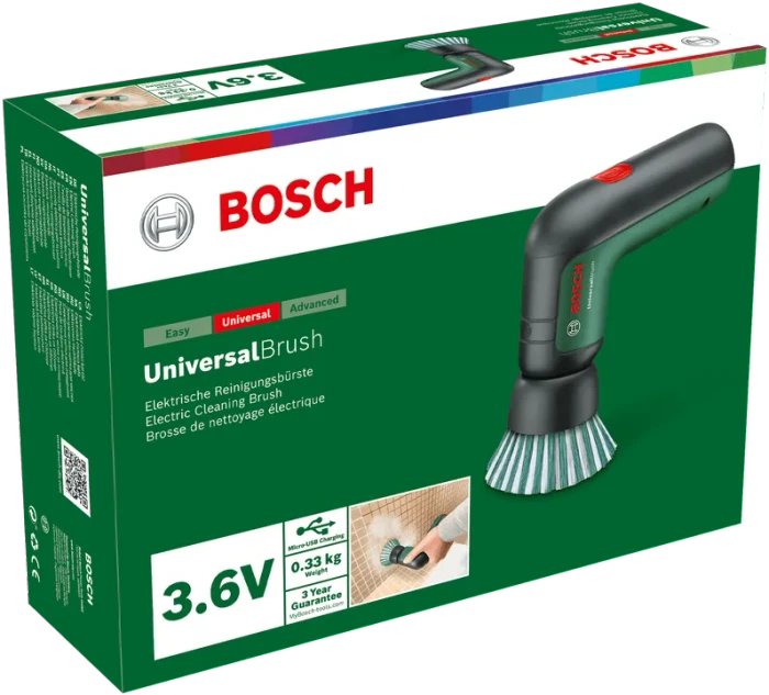 Bosch UniversalBrush Akku-Reinigungsbürste inkl. Akku 1.5Ah