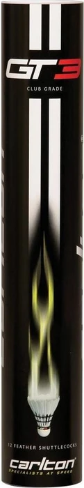 Dunlop GT3 Natur Badmintonbälle, 12 Stück