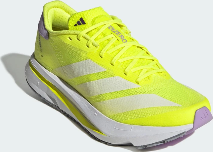 adidas Adizero SL2 solar yellow/cloud white/powder plum (Damen)