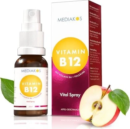 Mediakos Vitamin B12 + B6 + Folsäure Vital Spray, 20ml