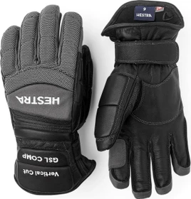 Hestra GSL Race Comp Skihandschuhe schwarz/weiß