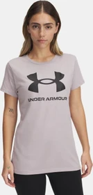 Under Armour Graphic Sportstyle classic Crew Funktionsshirt kurzarm gray dawn/black (Damen)