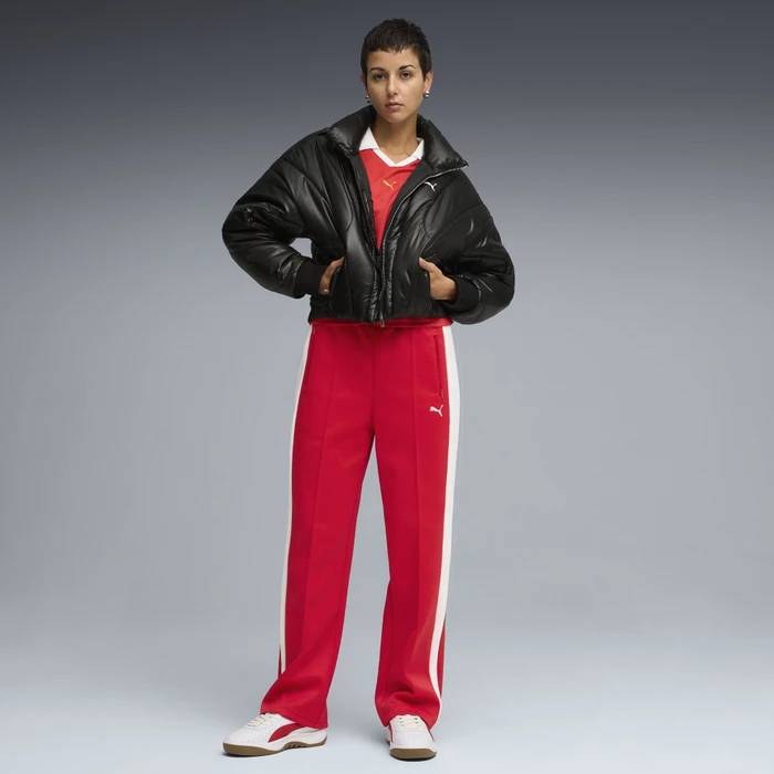 Puma T7 Always On Straight Trainingshose lang for all time red (Damen)