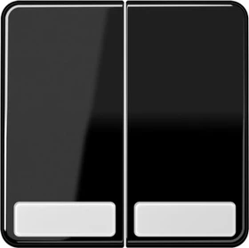 Jung Serie CD Wippe mit Schriftfeldern 9x27mm, schwarz