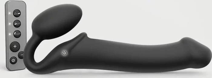 Strap-On-Me Vibrating Bendable Dildo M schwarz