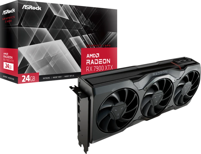 ASRock Radeon RX 7900 XTX, 24GB GDDR6, HDMI, USB-C, 2x DP