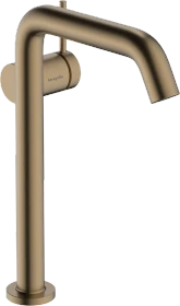 Hansgrohe Tecturis S Einhebel-Waschtischmischer 240 Fine CoolStart EcoSmart+ für Aufsatzwaschtische ohne Ablaufgarnitur brushed bronze