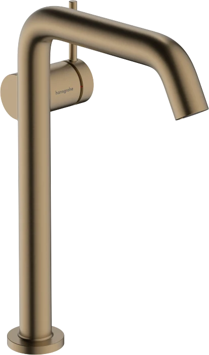 Hansgrohe Tecturis S Einhebel-Waschtischmischer 240 Fine CoolStart EcoSmart+ für Aufsatzwaschtische ohne Ablaufgarnitur brushed bronze
