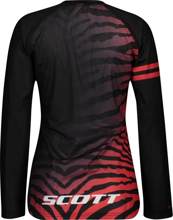 Scott Trail Vertic Trikot langarm black/lollipop pink (Damen)