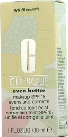 Clinique Even Better Evens and Corrects Makeup Foundation WN30 biscuit LSF15, 30ml