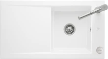 Villeroy & Boch Timeline 50 flat flächenbündig Becken reversibel mit Ablauffernbedienung weiß alpin