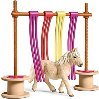 Schleich Farm World - Pony mit Flattervorhang