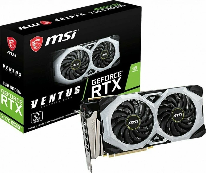 MSI GeForce RTX 2070 SUPER Ventus, 8GB GDDR6, HDMI, 3x DP