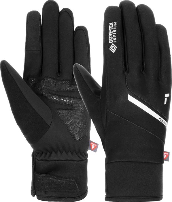 Reusch Versa Gore-Tex Infinium LF Touch-Tec Fahrradhandschuhe schwarz/silber