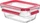 Emsa Clip&Close Glas rechteckig Aufbewahrungsbehälter 450ml rot (N1040500)