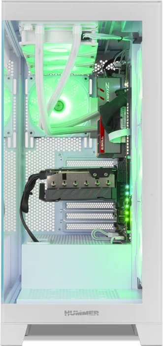 Nox Xtreme Hummer Glock White, Glasfenster