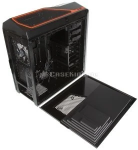 NZXT Phantom 410 schwarz/orange, Acrylfenster, schallgedämmt