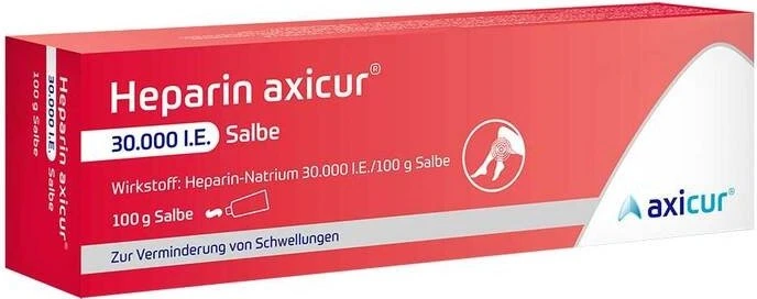 Heparin axicur 30.000 I.E. Salbe, 100 g