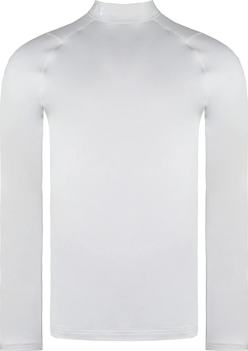 Under Armour ColdGear Funktionsshirt langarm white/metallic silver (Herren)