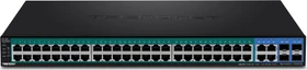TRENDnet TPE Rackmount Gigabit Smart Switch, 48x RJ-45, 4x RJ-45/SFP, 740W PoE+ (TPE-5048WS)