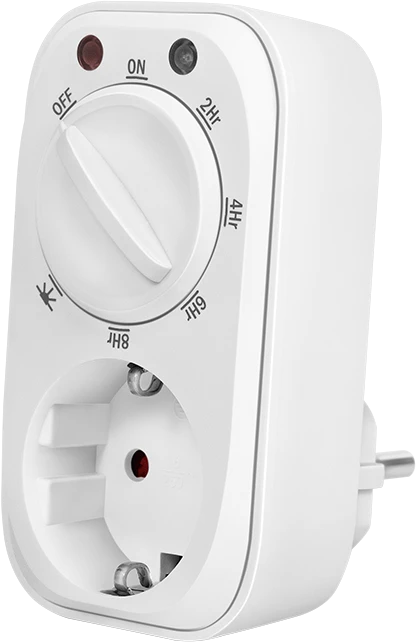 LogiLink analoger Zeitschalter mit Dämmerungssensor, IP20, weiß