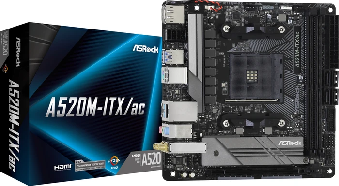 ASRock A520M-ITX/ac (AMD AM4)