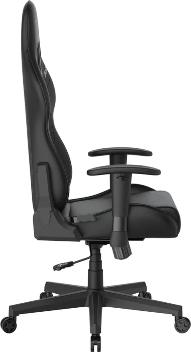 DXRacer Prince Series PF132 Gamingstuhl, schwarz mit weißen Nähten