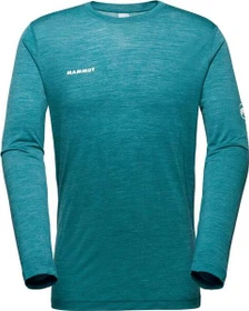 Mammut Tree Wool FL Funktionsshirt langarm deep teal melange (Herren)