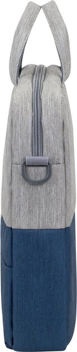 RivaCase Prater anti-theft Laptop Tasche 15.6", Grey/Dark Blue