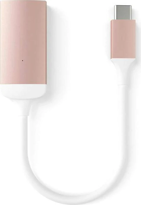 Satechi USB-C auf VGA Adapter, rose gold