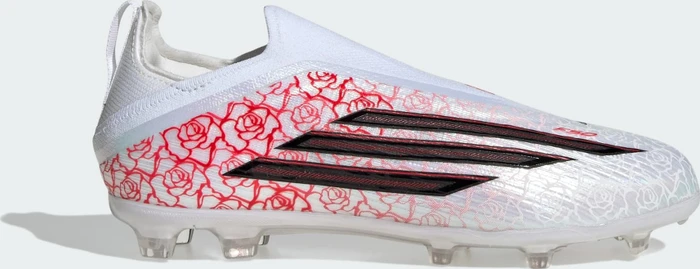 adidas F50 Elite Lamine Yamal Laceless FG cloud white/core black/lucid red (Junior)
