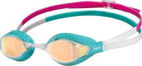 Arena Air Speed Mirror Schwimmbrille yellow copper/blue