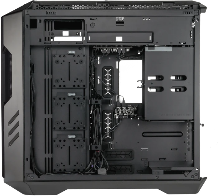 Cooler Master HAF 700, Titanium Grey, grau, Glasfenster