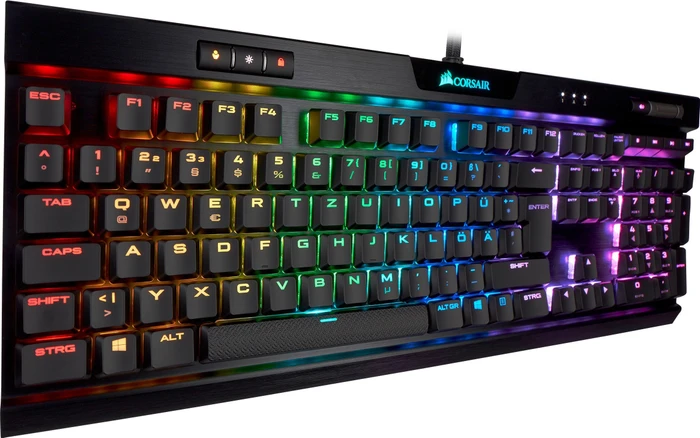 Corsair Gaming K70 RGB MK.2 Low Profile, MX LOW PROFILE RGB RED, USB, DE
